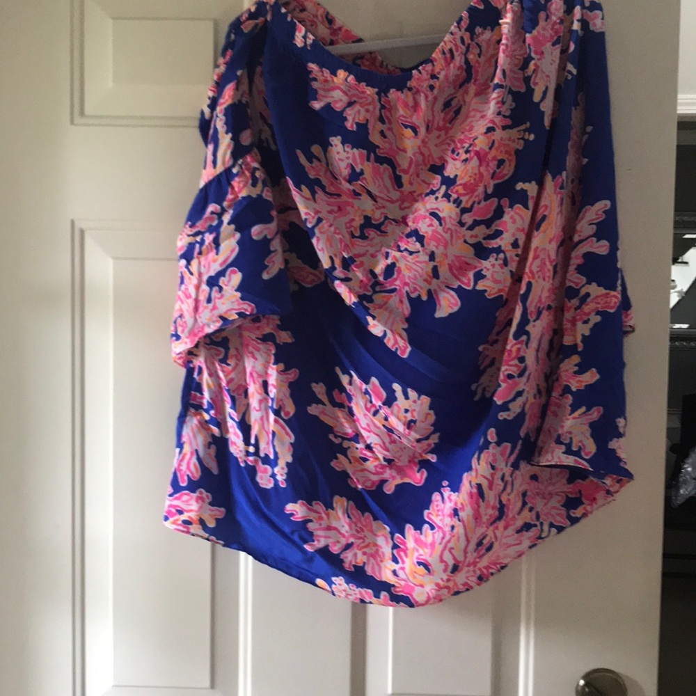 Lily Pulitzer Off the Shoulder Dress XL